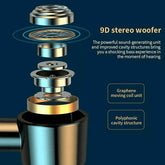 Wireless Bluetooth 5.0 Earpiece Headset Driving Trucker Earbuds Noise Cancelling - My Store