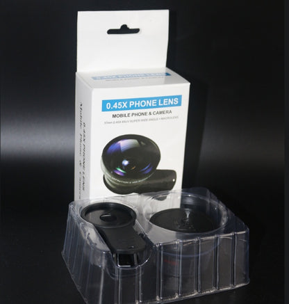 Phone Lens kit 0.45x Super Wide Angle &amp; 12.5x Super Macro Lens HD Camera Lentes - My Store