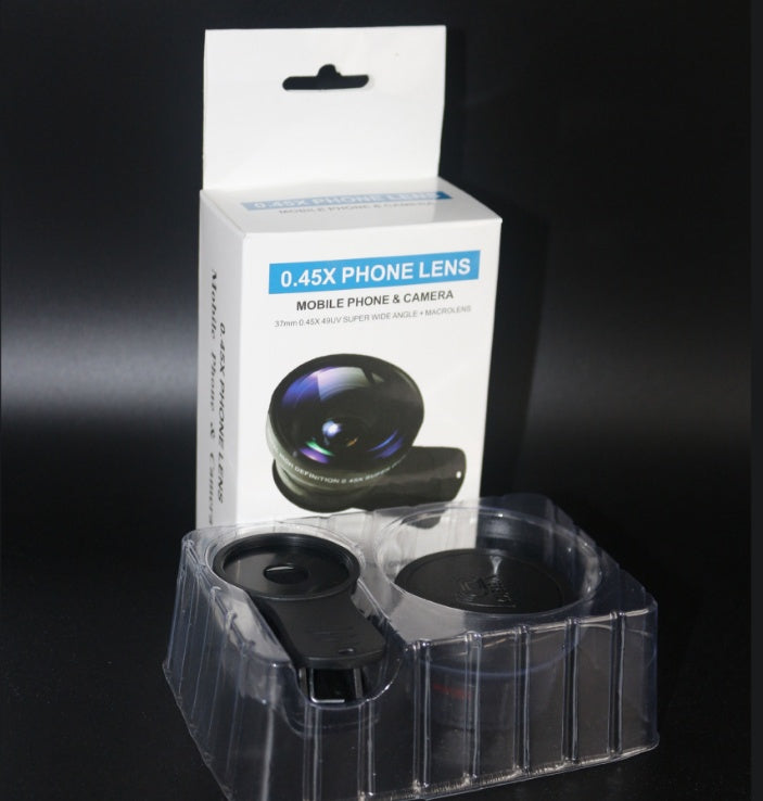 Phone Lens kit 0.45x Super Wide Angle & 12.5x Super Macro Lens HD Camera Lentes - My Store