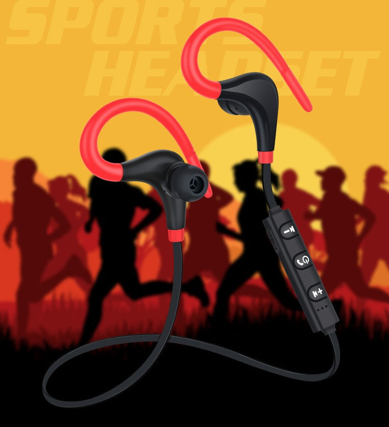 BT-01 Big Horn Sports Bluetooth Headset Bina Bluetooth 4.1 Protocol Wireless Sports Bluetooth Earbuds - My Store