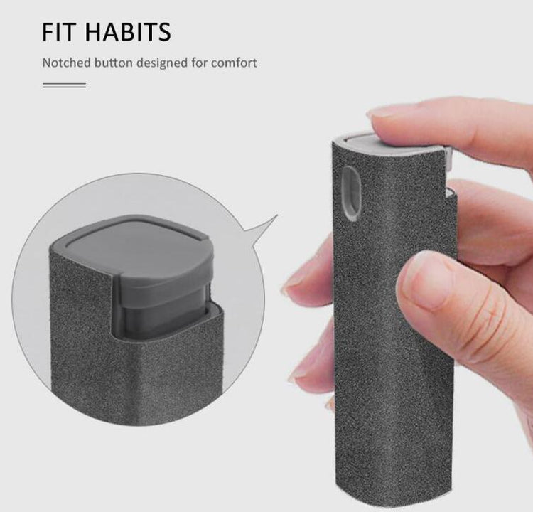 2 In 1 Phone Computer Screen Cleaner Kit For Screen Dust Removal Microfiber Cloth Set - My Store