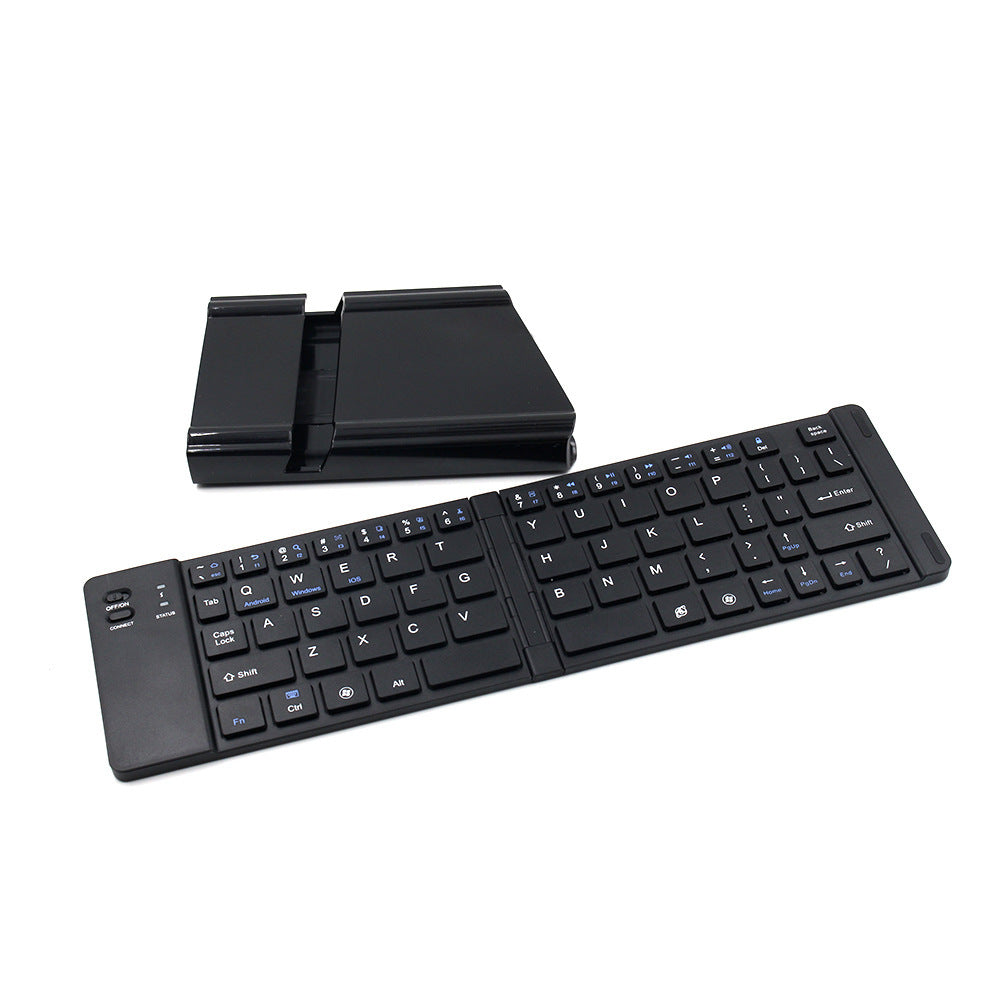 Folding Metal Bluetooth Foldable Keyboard Mini Bluetooth Wireless - My Store