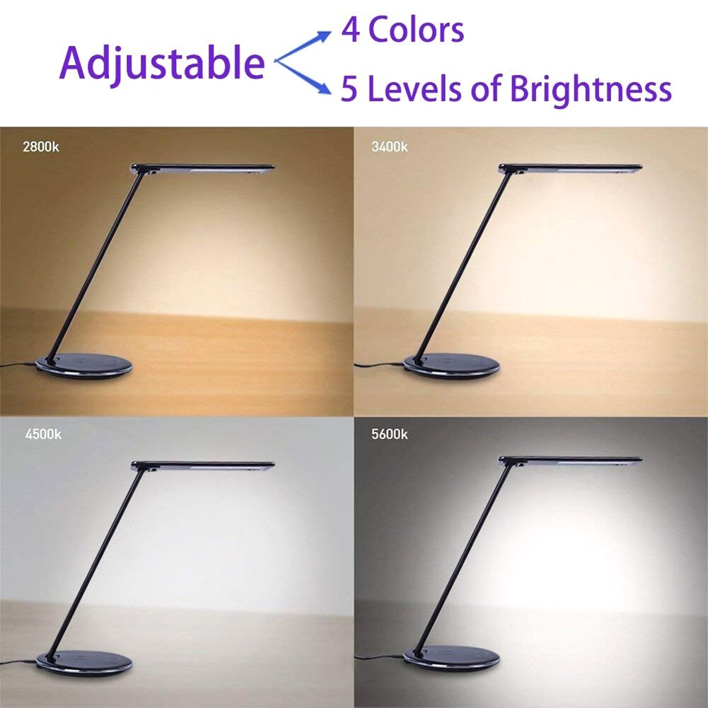 LED desk lamp with wireless charging function - My Store