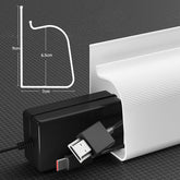 Computer Desk Bottom Cable Management Rack Storage Slot - My Store