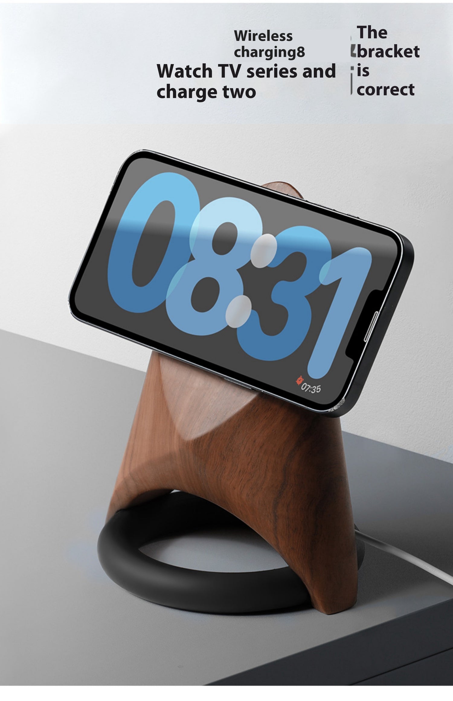 Creative Magsafe Magnetic Desktop Rack Wireless Charger - My Store