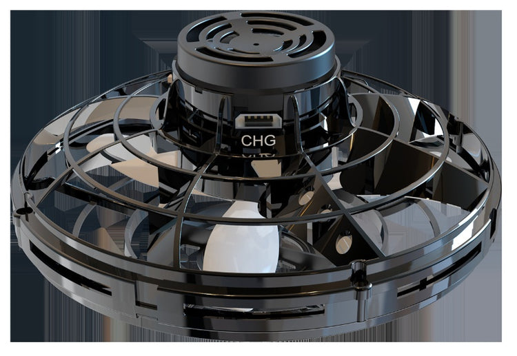 Mini Fingertip Gyro Interactive Decompression Toy Drone LED UFO Type Flying Helicopter Spinner Toy Kids - My Store