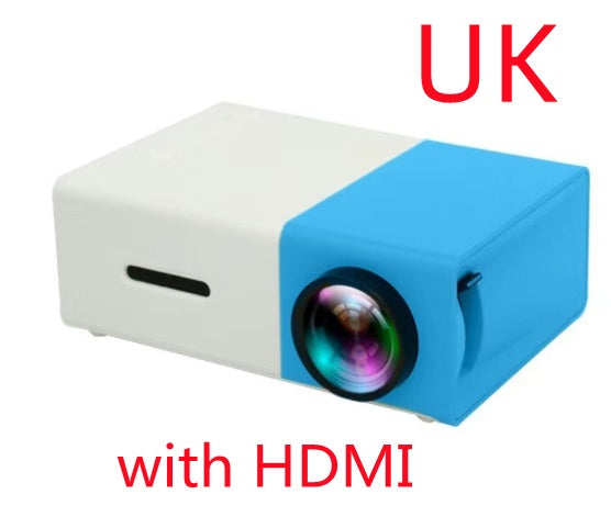 Portable Projector 3D Hd Led Home Theater Cinema HDMI-compatible Usb Audio Projector Yg300 Mini Projector - My Store