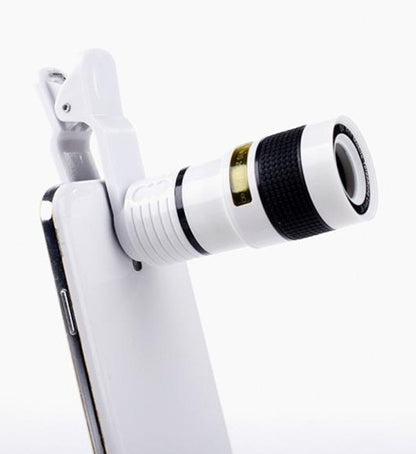 Zoom Mobile Phone Clip-On Retractable Telescope Camera Lens For  Galaxy S3 S4 S5 S6 S7 Edge Phone - My Store