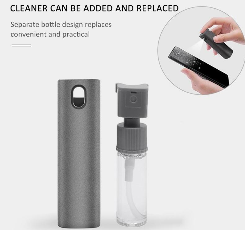 2 In 1 Phone Computer Screen Cleaner Kit For Screen Dust Removal Microfiber Cloth Set - My Store