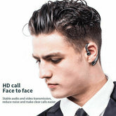 Wireless Bluetooth 5.0 Earpiece Headset Driving Trucker Earbuds Noise Cancelling - My Store