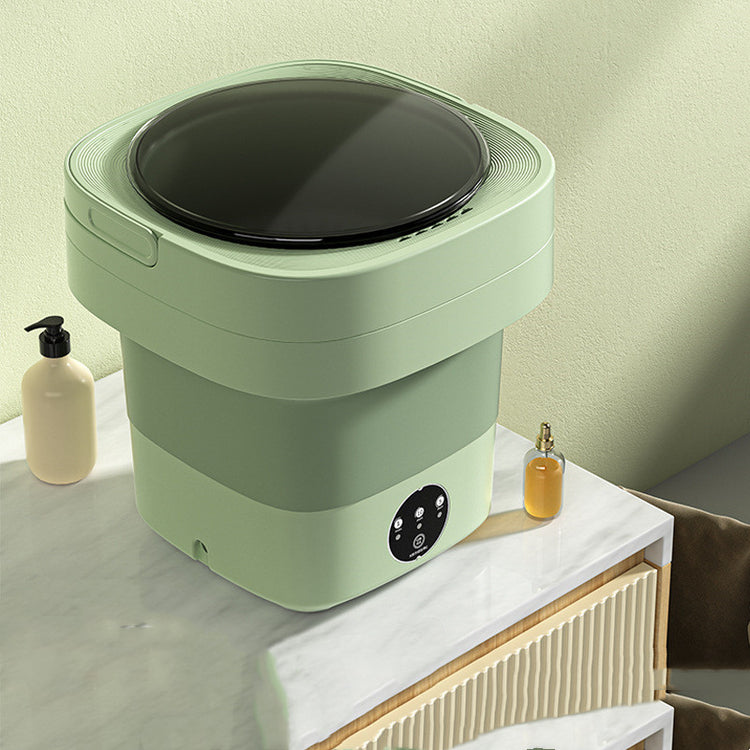 Mini Foldable Washing Machine Portable Mini Socks Underwear Panties Washing Machine Big Capacity 3 Models With Spinning Dry Gadgets on a table