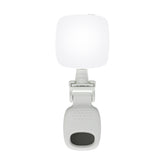 Mobile Selfie Fill Light in white, compact design with a clip for easy attachment and portable use.