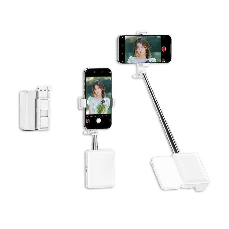 Multifunctional Fill Light Telescopic Stable Selfie Stick - My Store