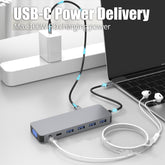 USB C Hub Hub Gigabit Ethernet Port Docking Station - My Store