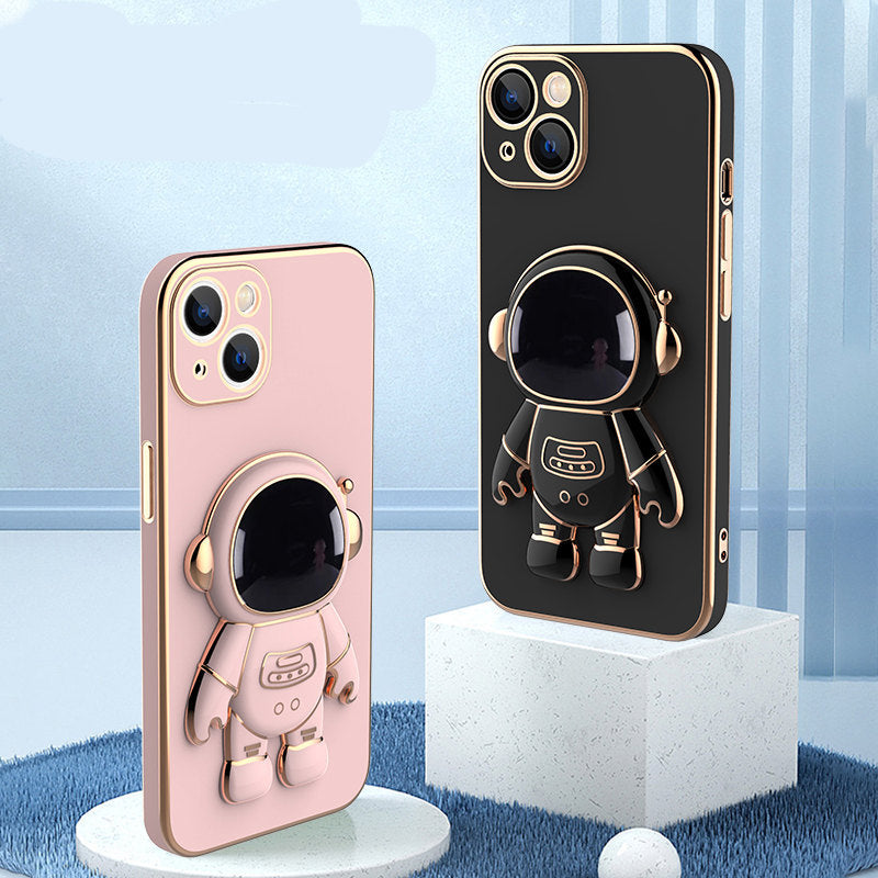 3D Astronaut Phone Case Anti-Drop Electroplating Bracket - My Store