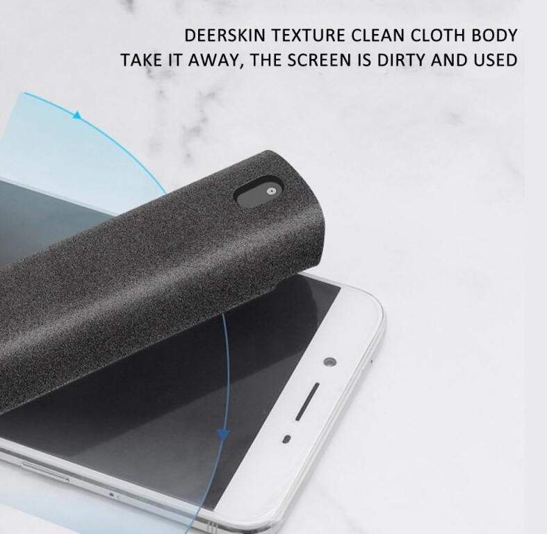 2 In 1 Phone Computer Screen Cleaner Kit For Screen Dust Removal Microfiber Cloth Set - My Store