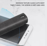 2 In 1 Phone Computer Screen Cleaner Kit For Screen Dust Removal Microfiber Cloth Set - My Store
