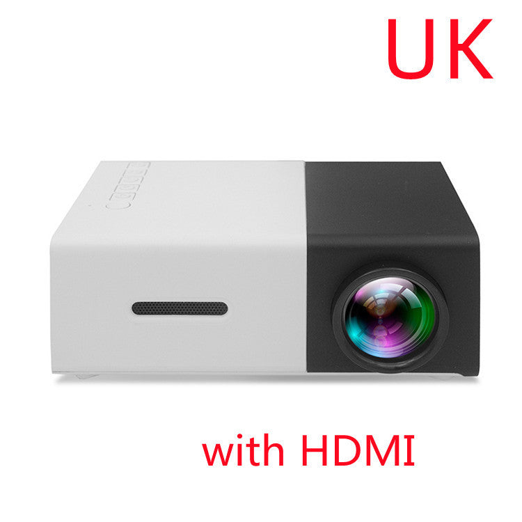 Portable Projector 3D Hd Led Home Theater Cinema HDMI-compatible Usb Audio Projector Yg300 Mini Projector - My Store