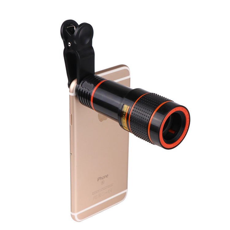 Zoom Mobile Phone Clip-On Retractable Telescope Camera Lens For  Galaxy S3 S4 S5 S6 S7 Edge Phone - My Store