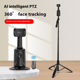 360 Auto Face Tracking Gimbal AI Smart Gimbal Face Tracking Auto Phone Holder For Smartphone Video Vlog Live Stabilizer Tripod - My Store