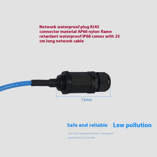 Wasserdichter RJ45-Netzwerkanschluss