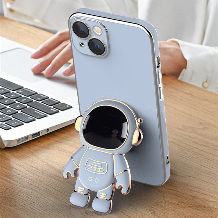 3D Astronaut Phone Case Anti-Drop Electroplating Bracket - My Store