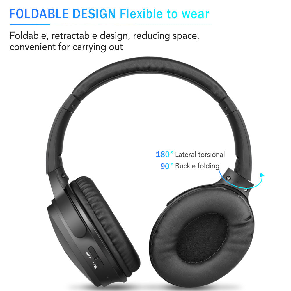 Noise Cancelling Folding Wireless Headset Headset - My Store