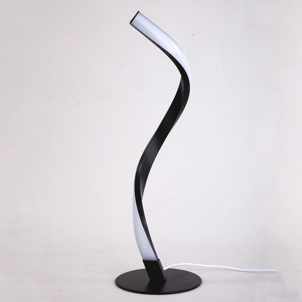 Snake Lamp Spiral Table Lamp Bedroom Bedside Small Night Lamp - My Store