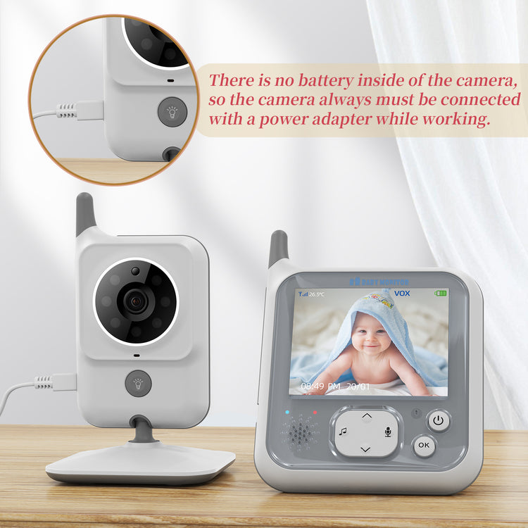 Wireless Video Color Baby Monitor Luminous Portable - My Store