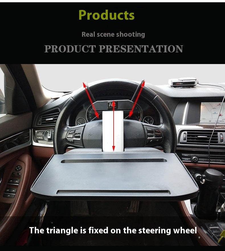 Car Dining Table Rear Seat Folding Rice Table Laptop Stand - My Store
