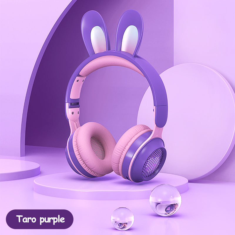 Rabbit Ear Headphones Wireless Luminous Extendable 