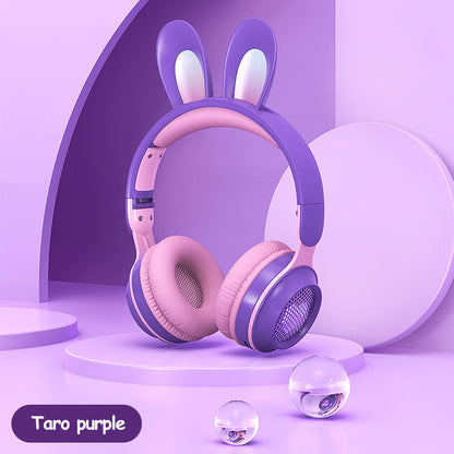 Rabbit Ear Headphones Wireless Luminous Extendable 