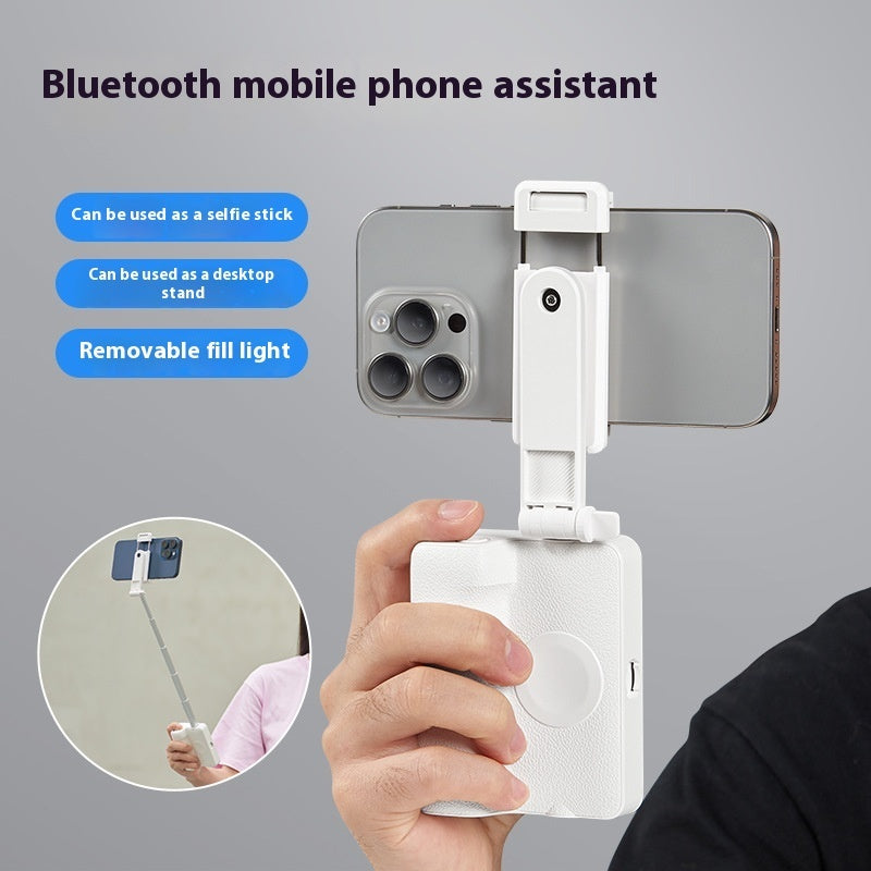 Multifunctional Fill Light Telescopic Stable Selfie Stick - My Store