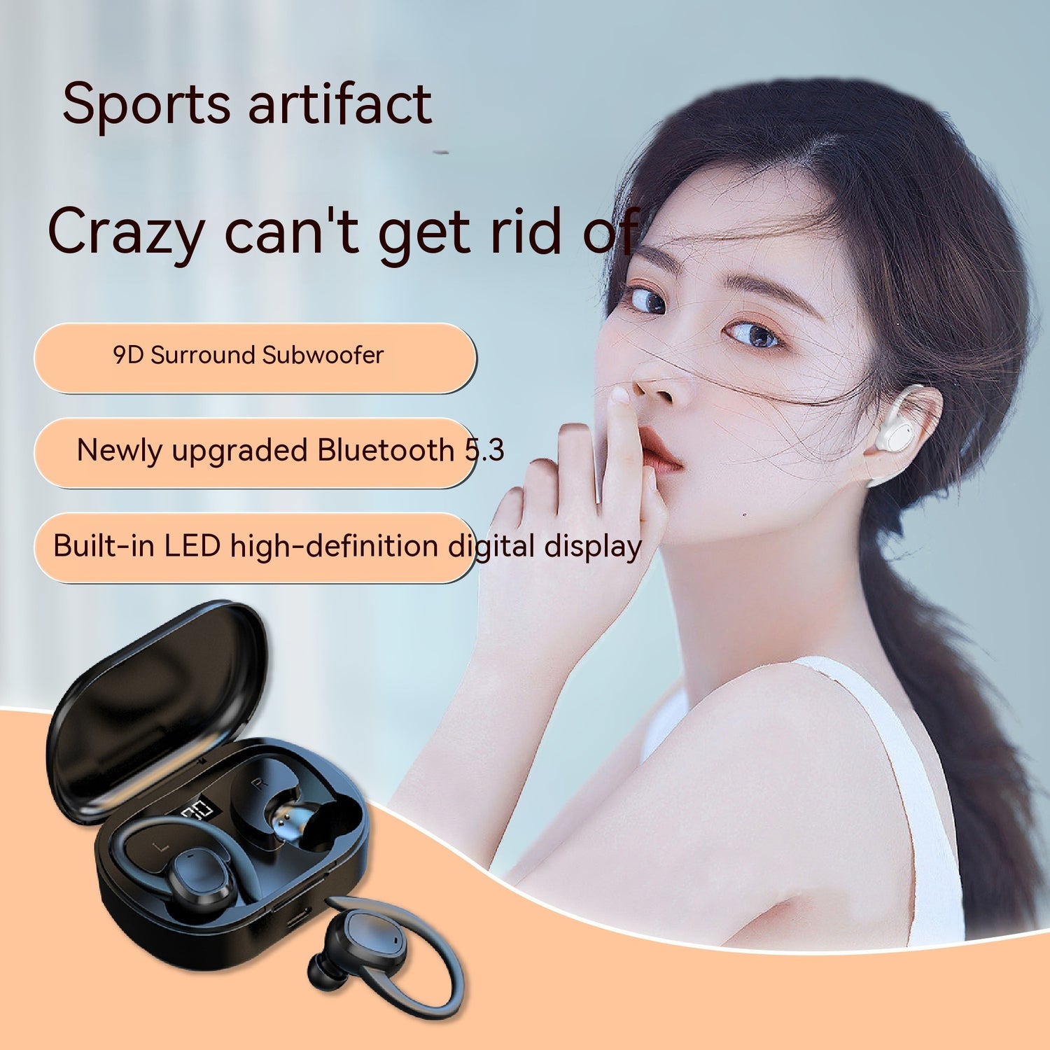 Wireless Sports Ear Hook Earphones - My Store