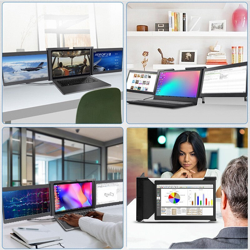 Portable Notebook Extended Dual Screen HD Monitor - My Store
