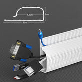 Computer Desk Bottom Cable Management Rack Storage Slot - My Store