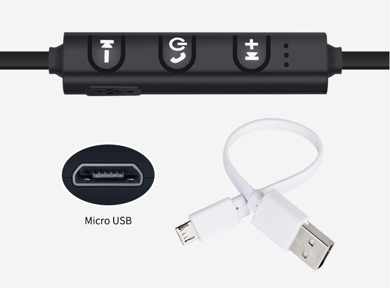 BT-01 Big Horn Sports Bluetooth Headset Bina Bluetooth 4.1 Protocol Wireless Sports Bluetooth Earbuds - My Store