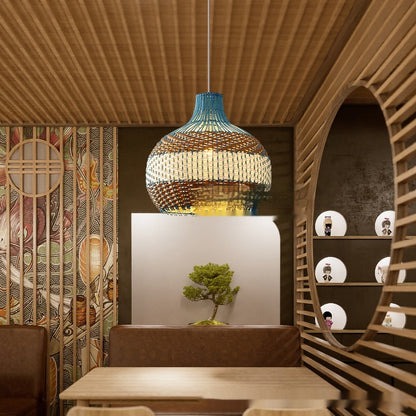 Hotel Restaurant Bamboo Lamp Corridor Lamp Handmade Lamp - My Store