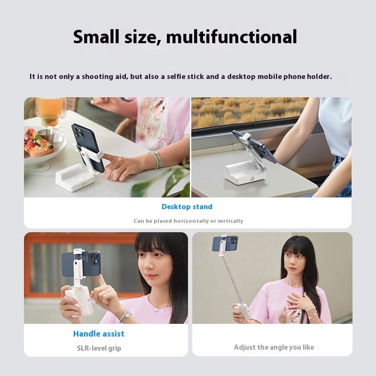 Multifunctional Fill Light Telescopic Stable Selfie Stick - My Store