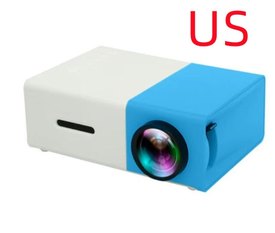 Portable Projector 3D Hd Led Home Theater Cinema HDMI-compatible Usb Audio Projector Yg300 Mini Projector - My Store