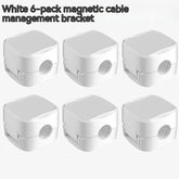 Magnetic Cable Clip Under Desk Cable Management Adjustable Cord Holder Wire Organizer And Cable Management Wire Keeper - My Store