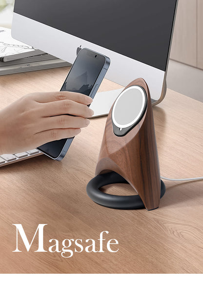 Creative Magsafe Magnetic Desktop Rack Wireless Charger - My Store