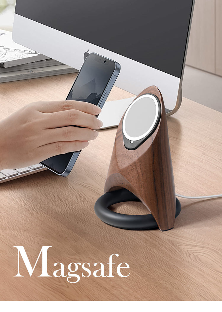 Creative Magsafe Magnetic Desktop Rack Wireless Charger - My Store