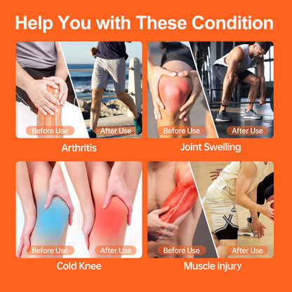 Trending Rechargeable Knee Comfort Pad Smart Relief Portable Care - My Store