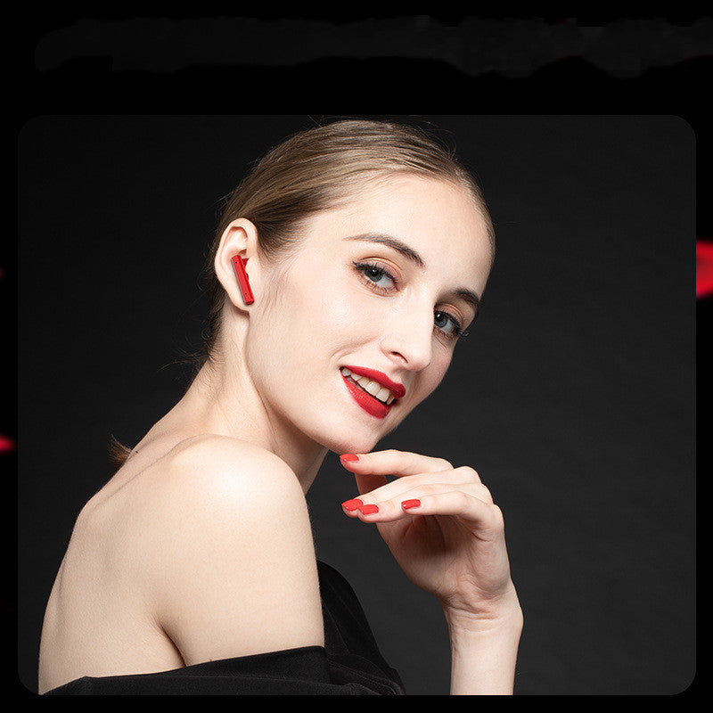 Wireless Bluetooth Earphone Noise Cancelling Semi In-ear - My Store