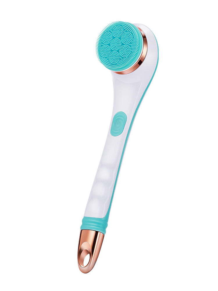 Electric Bath Brush | USB Rechargeable Silicone Scrubber with silicone bristles for deep cleansing.