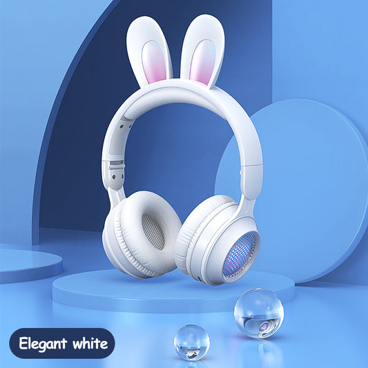 Rabbit Ear Headphones Wireless Luminous Extendable 