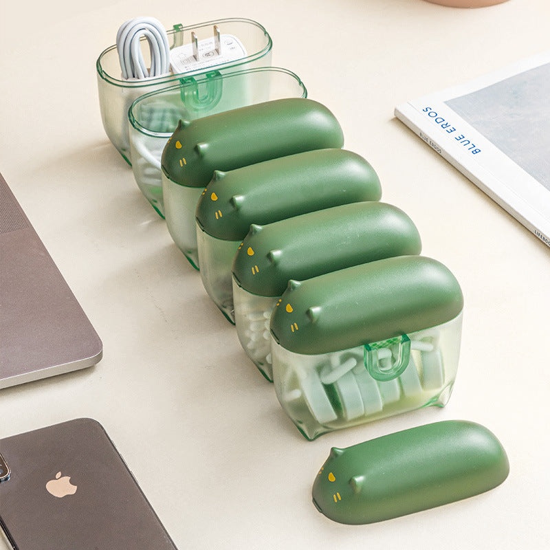 Data Cable Storage Box Power Charging Cable Arrangement - My Store