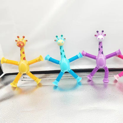 Giraffe Tubes Sensory Toys Novelty Spring Fidget Toy Stretch Tube Stress Relief Toy For Kid Birthday Gift Party Favors - My Store