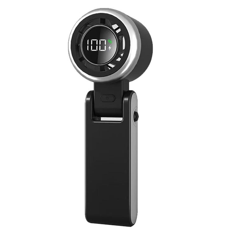 Handheld High-speed Mini Little Fan Foldable Handheld Digital Display Fan - My Store